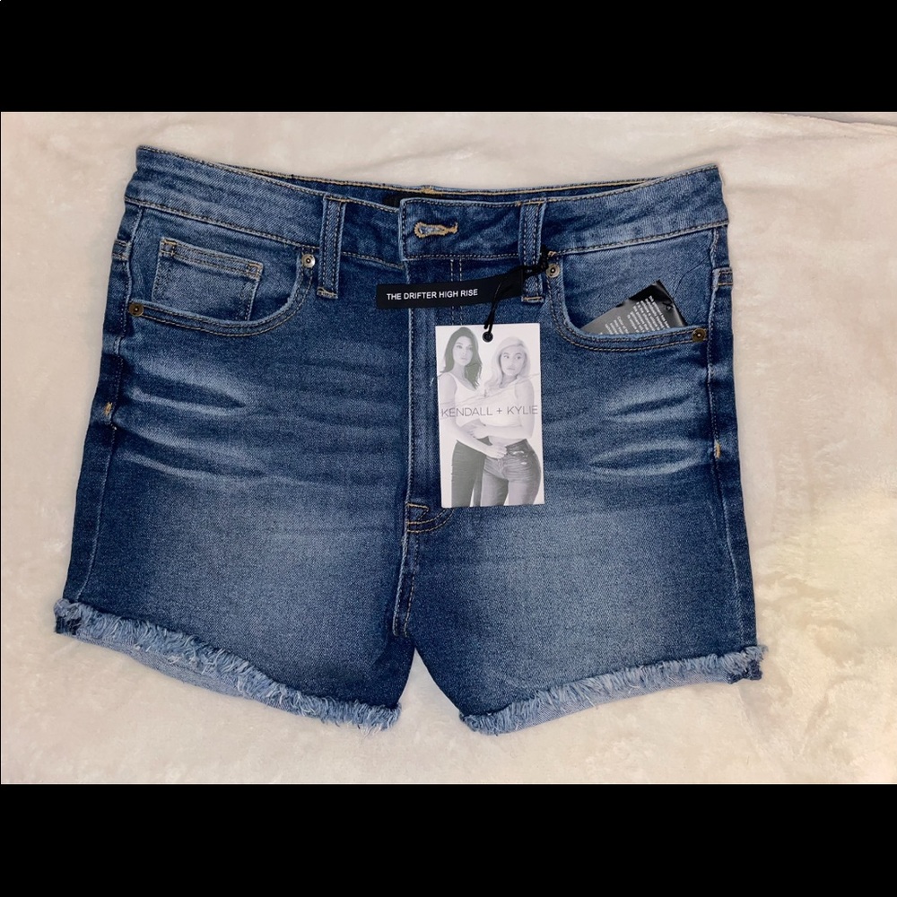 Kendall + Kylie High Rise Jean Shorts